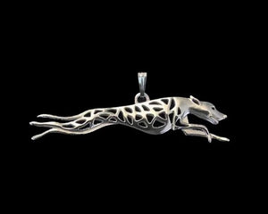 Whippet Running Necklace