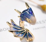 Dragon Starry Sky Sparkle Rings of Color choices