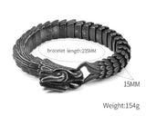 Dragon SS Heavy Scales Grey Bracelet