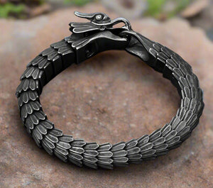 Dragon SS Heavy Scales Grey Bracelet