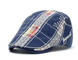 4e Newsboy Blue Plaid NICE Cap Hat
