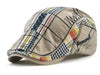 4d Newsboy Gray Plaid NICE Cap Hat