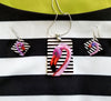 Pink Flamingo on Mother of Pearl Pendant & Earrings
