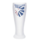 Project Hero Beer Pilsner Glass Frosted