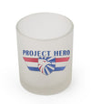 Project Hero Frosted Round Whisky Glasses