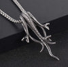 3 Snakes Necklace Stainless Steel