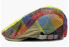 11 Newsboy Multi Soft Color Plaid Cap Golf Hats