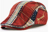 4c Newsboy Red Plaid NICE Cap Hat