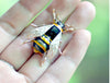 Honey Bee Enamel Rhinestone Brooch Insect