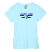 Honor Ride Ladies Ice Blue Performance Shirts