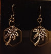 Palm Tree copper ring Earrings
