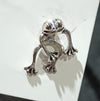 Frog hanging earrings
