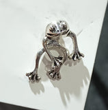 Frog hanging earrings