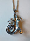 Lizard Gecko Lg Necklace Stainless Steel