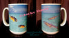 FishTales Coffee Mugs  Mackerl & Florida Jack Swimming