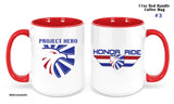 Coffee Mug w/Red 11oz  Project Hero
