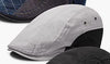 7a Newsboy White Flat Cap