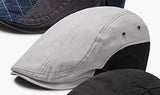 7a Newsboy White Flat Cap