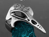 Raven Bird Scull Viking Ring SS