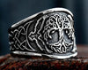 Tree of Life Eagle Side Ring Viking Stainless Steel