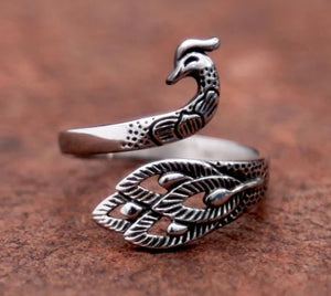 Peacock Ring Stainless Steel