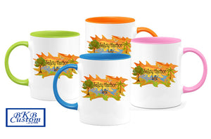 Safety Harbor Fun Color Coffee Mugs