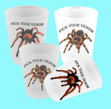 Tarantula Shot Glasses Pick Your Venom