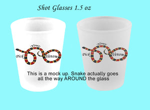 Snake Pick Your Venom Shot Glasses