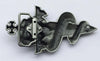Snake on Knife Belt Buckle