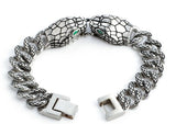 Snake Double Headed Ladies Bracelet Stainless Steel