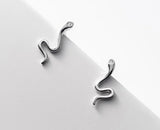 Snake Tiny Earrings Sterling Silver