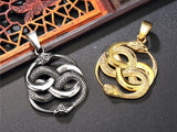 Snake Circle of Life Necklace