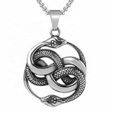 Snake Circle of Life Necklace