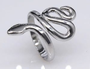 Snake Smooth Ring Stainless Steel