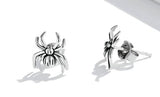 Spider Earrings Sterling Silver