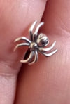 Spider Earrings Sterling Silver