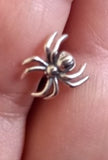 Spider Earrings Sterling Silver