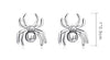 Spider Earrings Sterling Silver