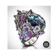 Spider holding Blue Stone Ring small