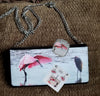 Spoonbill and Reddish Egret Necklace & Earrings