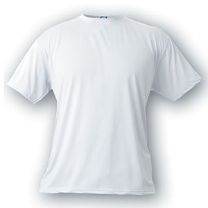 White Heavy weight Performance T-Shirt by Vapor Apparel