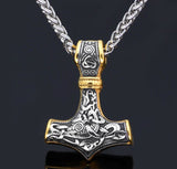Thor's Hammer Necklace Pendant Stainless Steel