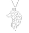 Wolf Necklace Stainless Steel