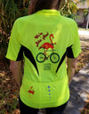 We're Bikin' Now! Flamingo Bike Jersey