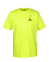 Bike Performance T-Shirt Yellow "Will You Stay or Pass Now"