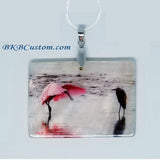 Spoonbill and Reddish Egret Necklace & Earrings